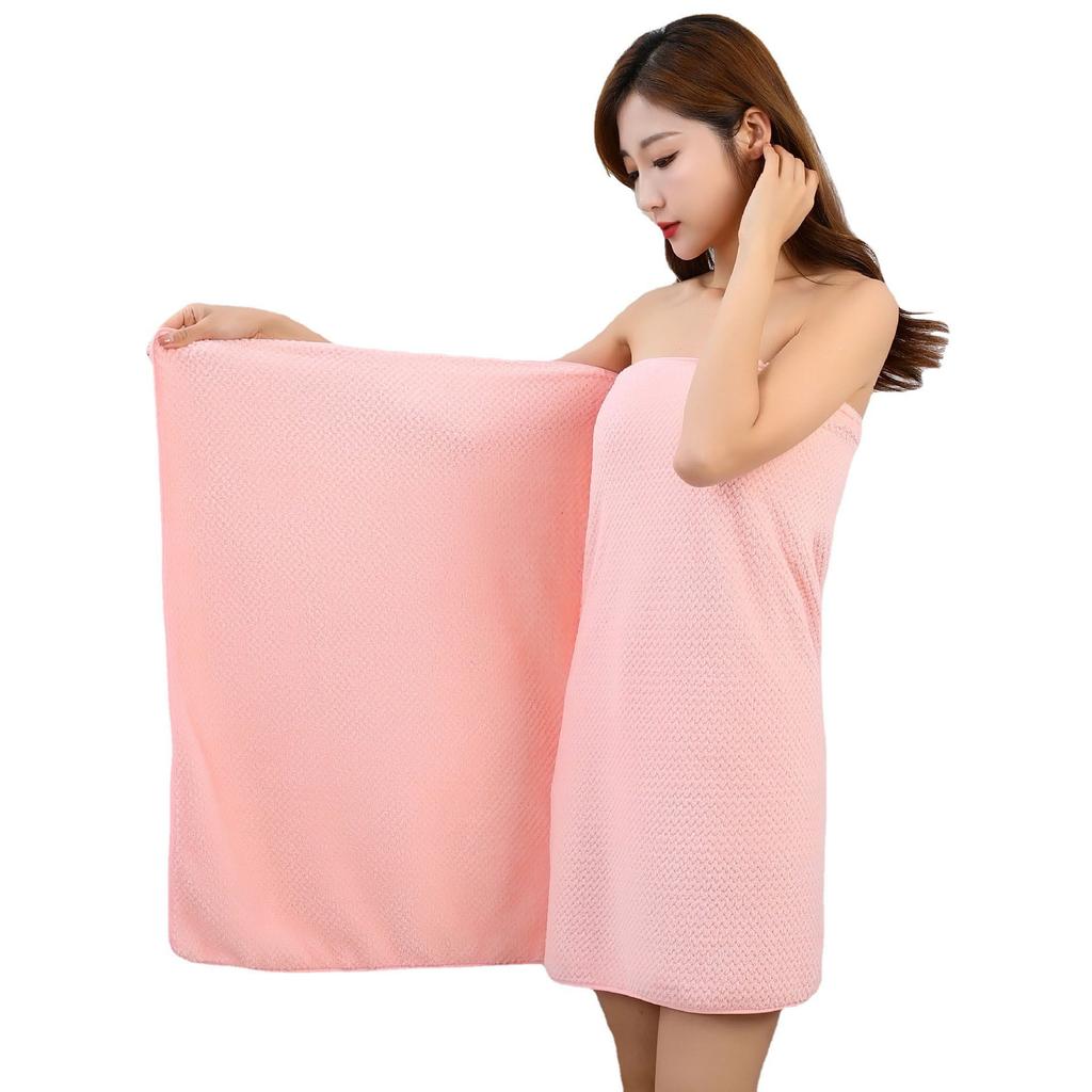 Coral Fleece Quick-drying Gift Beauty Salon Beach Towel Couple Pineapple Grid Towel Bath Towel