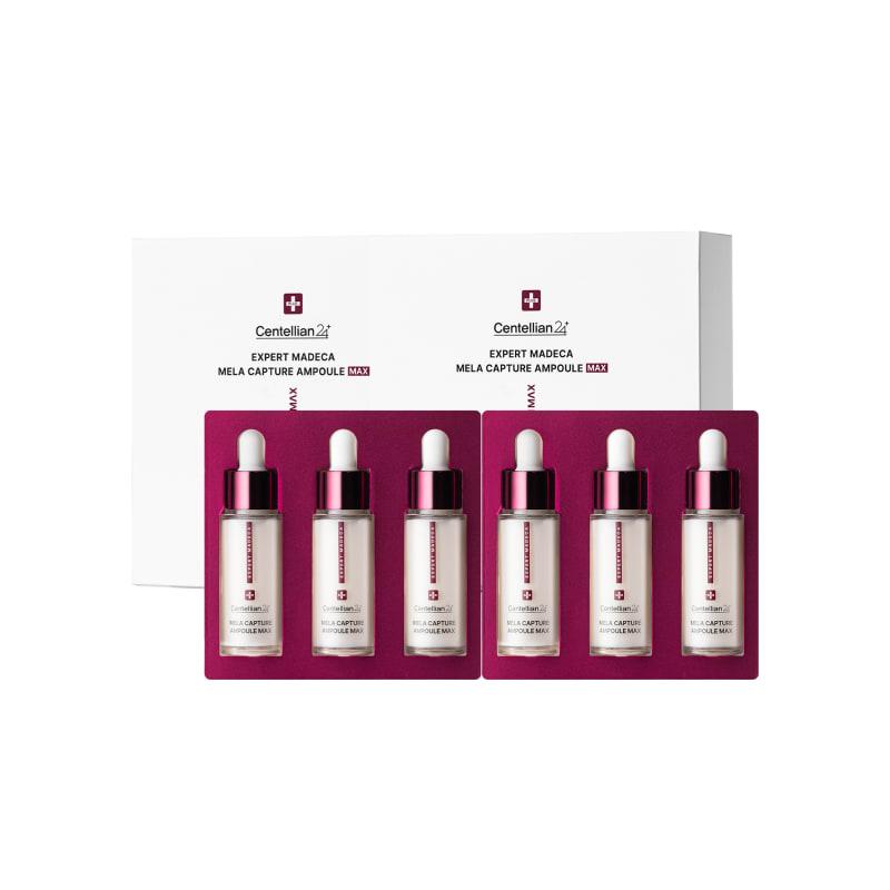 Expert Madeca Mela Capture Ampoule Max 15ml x 3 (2 boxes) Melanin Care for Freckles, Wrinkles, Elasticity, and Radiance