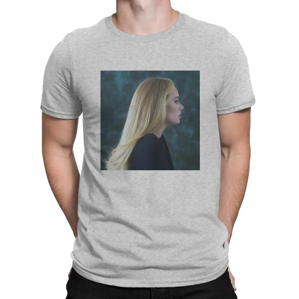 30 Pop Music T-Shirt Men A-Adele Singer Casual Cotton Tee Shirt Crew Neck Short Sleeve T Shirt Summer Clothing