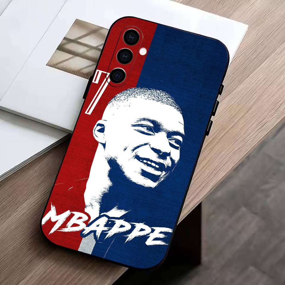 

Football Star FS-Mbappe Phone Case For Samsung Galaxy A73,A72,A71,A70,A53,A52,A51,Others Soft Black Cover Samsung a73 5g