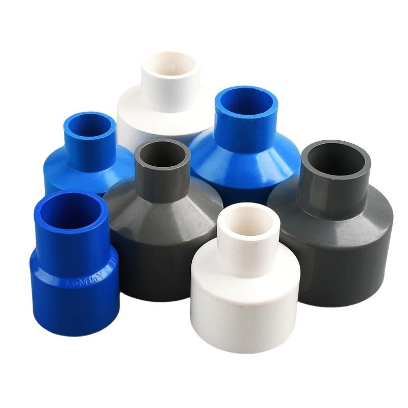 Cot Reductor PVC 20/25/32/40/50mm 90 Grade Conector Fiting Țeavă Apă Irigare Grădină Adaptor Drept Acvariu Acvariu