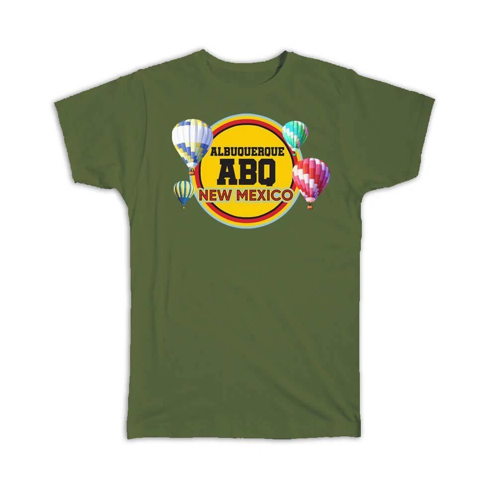 Gift T-Shirt : New Mexico Hot Air Balloons Albuquerque Adventurer Wall Poster M
