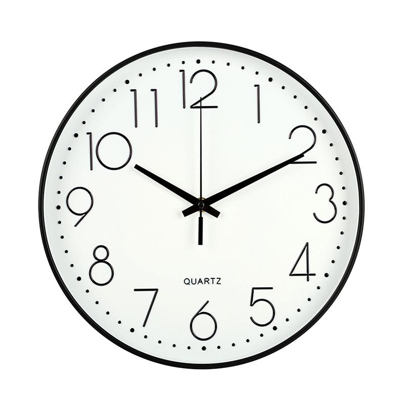 Orologio da Parete 12 Pollici Design Moderno Legno Nordico Soggiorno Meccanismo Silenzioso Camera da Letto Cucina Ufficio Orologi Brevi Meccanismo