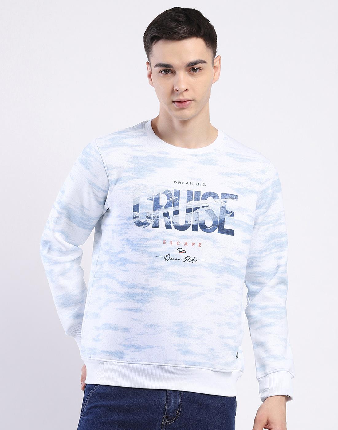 MONTE CARLO Мужская толстовка с круглым вырезом и длинными рукавами XXL белый 3300₽