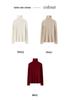 Women's Cashmere Mock Neck Sweater - Solid, Versatile Base Layer for Autumn/Winter, Twelve Gauge Knit Pullover