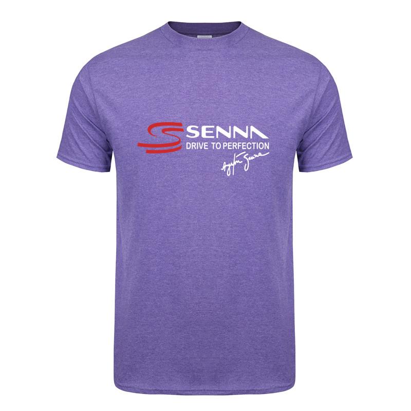 Ayrton Senna T Shirt Unisex Short Sleeve Cotton Senna Drive To Perfection Tshirt Top Tees Tshirts Lh148