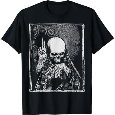 WqLqW Occult Gothic Atheist 666 T-Shirt