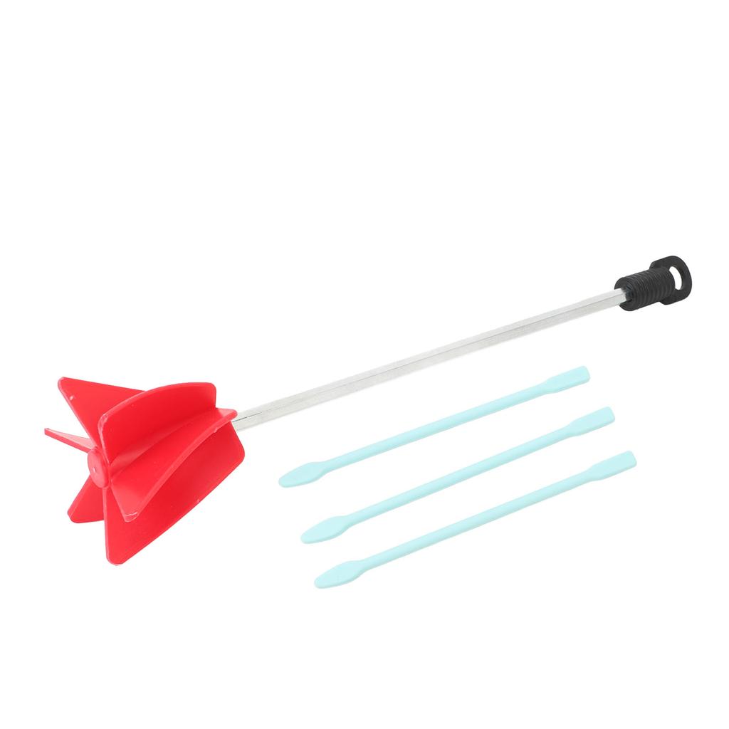 Paint Mixer Drill Attachment Metal Labor Saving Cement Putty Powder Mud Mixing Stirrers Mixing Bar With Stirring Rod