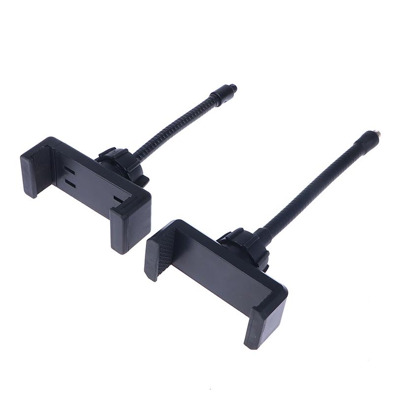 Flexible Hose Phone Clip Holder For Smartphone Stand Live Broadcast Selfie Ring Lamp Phone Clamp Bracket