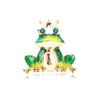 New Fashion Crown Frog Brooch Rhinestone Brooch Creative Versatile Oil Dripping Animal Corsage