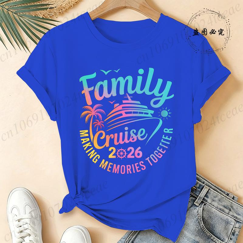 Family Cruise 2026 Shirt – Making Memories Together Tee T-Shirts,Matching Family Vacation Shirts, Cruise Trip Group T-Shirts