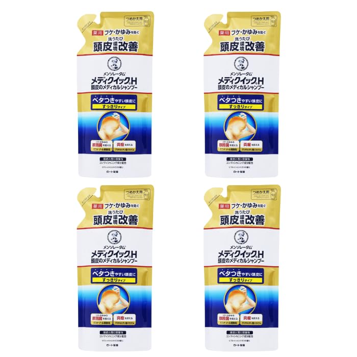 

Mediquik H Scalp Лечебный шампунь Набор из 4 сменных насадок для кожи головы