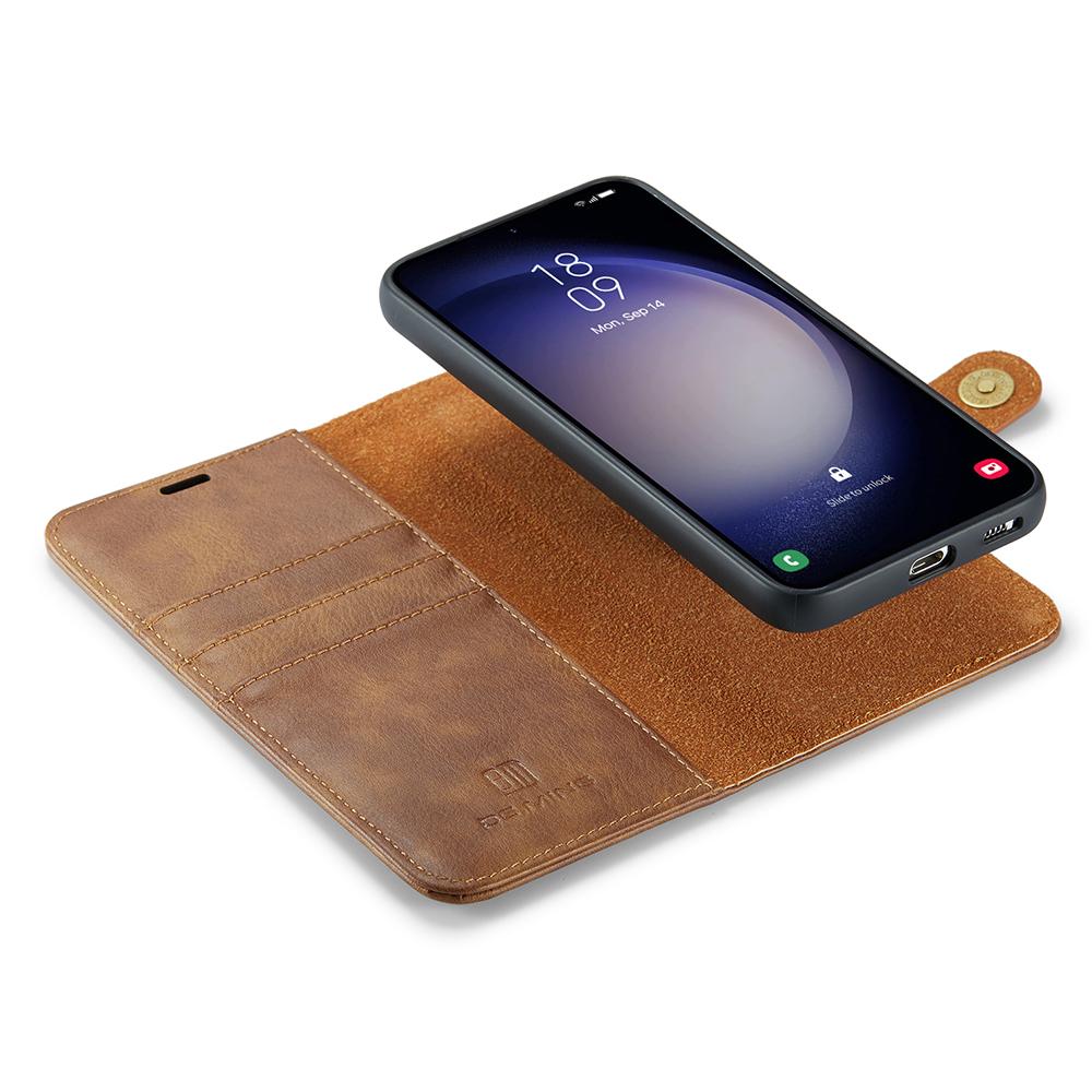 DG.MING for Samsung Galaxy S25 Case Detachable Split Leather Phone Cover