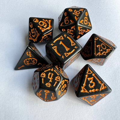 Polyhedral Dice for TRPG DND RPG D20 D12 D10 D8 D6 D4 Table Game Dice Double-Colors Entertainment Board Game Dice Set 7pcs/lot