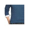 Polo Ralph Lauren Embroidered Pony Crew Neck Long Sleeve Knit Sweater Men Sweater Blue MNPOSWE16820617-400