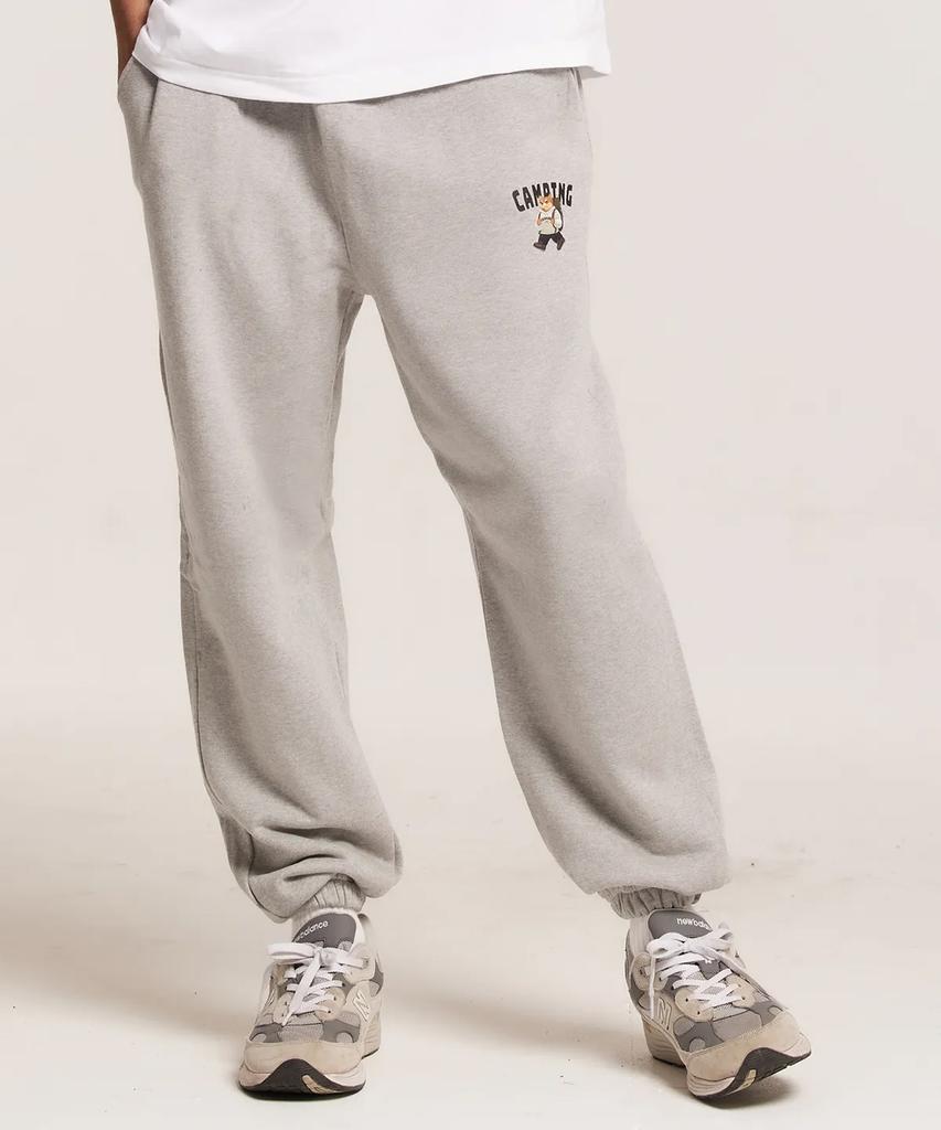 CREAM SODA LAB Camping Small Logo Training Jogger Pants Gray