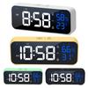 1 Set Alarm Clock 12/24 Hours Switch Awaken 2 Groups Alarms Convenient Nordic Simple Digital for Home
