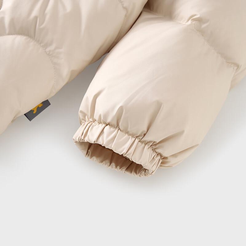 TONGTAI Baby Girl s Hooded Mid-Length Winter Duck Down Jacket 100cm