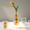 Creative Double-layer Flower Vase Nordic Style Aromatherapy Diffuser Bottle  Room