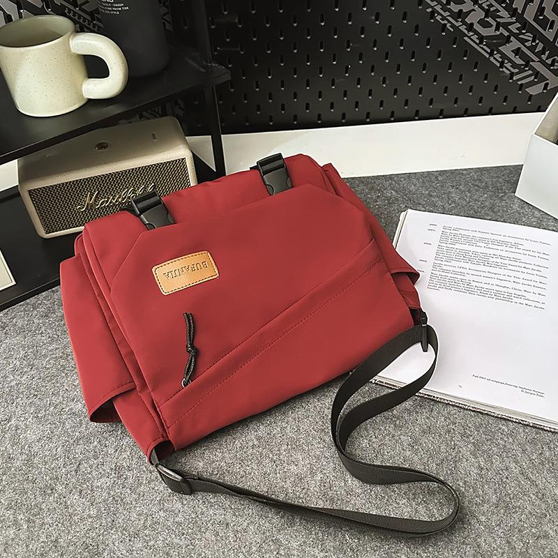 Tooling Messenger Bag Women'S Leisure Trendy Brand Large Capacity Student Sports Backpack Boys Canvas Messenger Bag Single Shoulder
