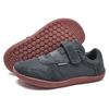 HOBIBEAR Scarpe Minimaliste a Punta Larga per Bambini, Stile Piedi Nudi, Piccoli/Grandi/Bambino, Chiusura a Velcro, Tomaia in Rete e Pelle Sintetica, Scarpe Leggere