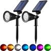 Foco solar para jardín