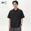 Warrior Men's Summer Loose Fit Print Pique Polo Shirt