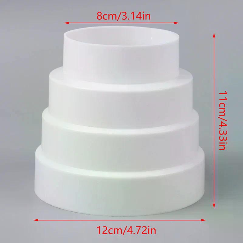Duct Multi Reducer Extractor Fan Pipe Connector 80/100/110/120mm For Fan Ventilation Duct Pipe Tube Exhaust Duct Connect