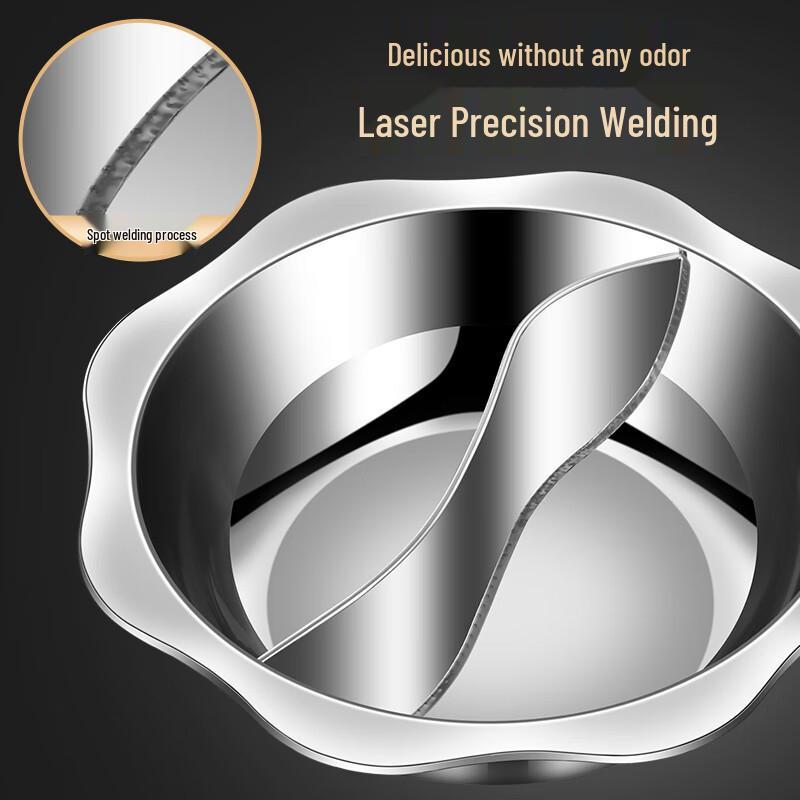 FATTBAO Stainless Steel Twin-Flavor Hot Pot