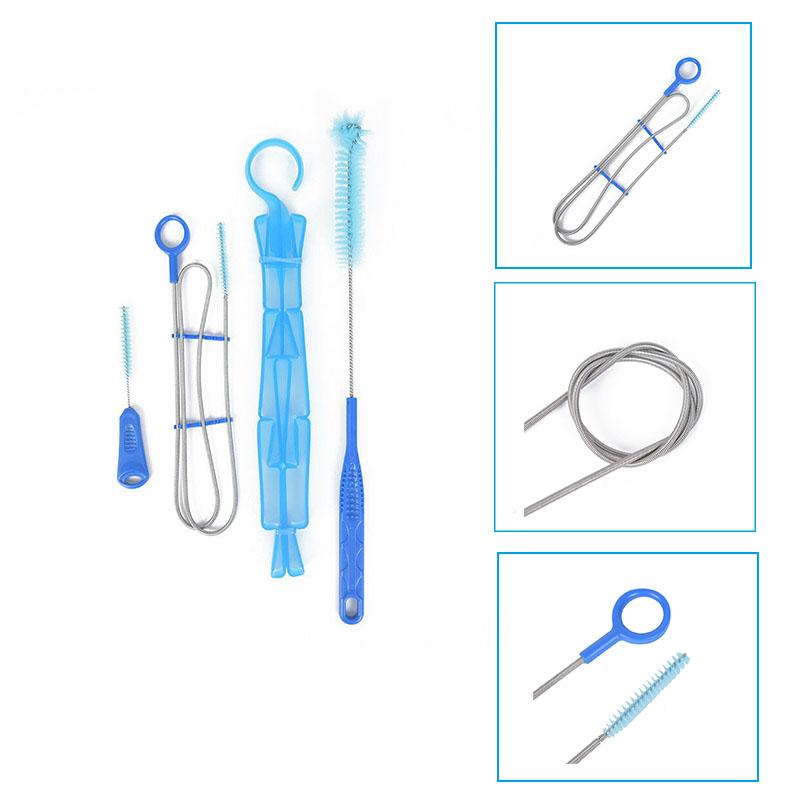 Hydration Water Bladder Bag Cleaning Tube Hose Sucker Brushes Drying