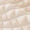Simple Solid Quilted Plaid Sofa Cover Plush Warm Couch Cushion for Autumn and Winter Comfort Armless Non Slip Recliner Cover