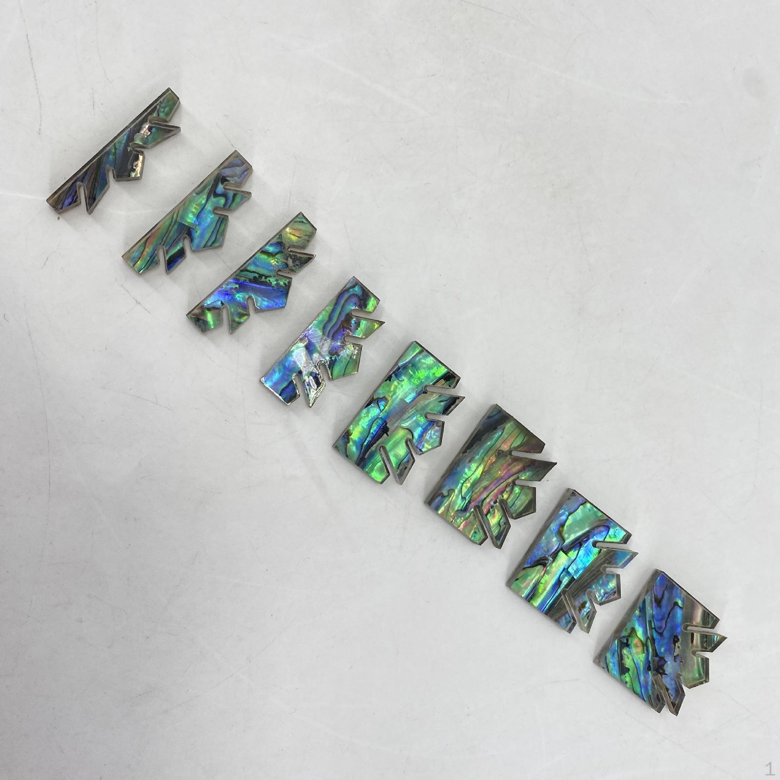 

8 шт. Инкрустации точек на грифе гитары Маркеры позиций ладов Украшение Инструменты лютье Декали