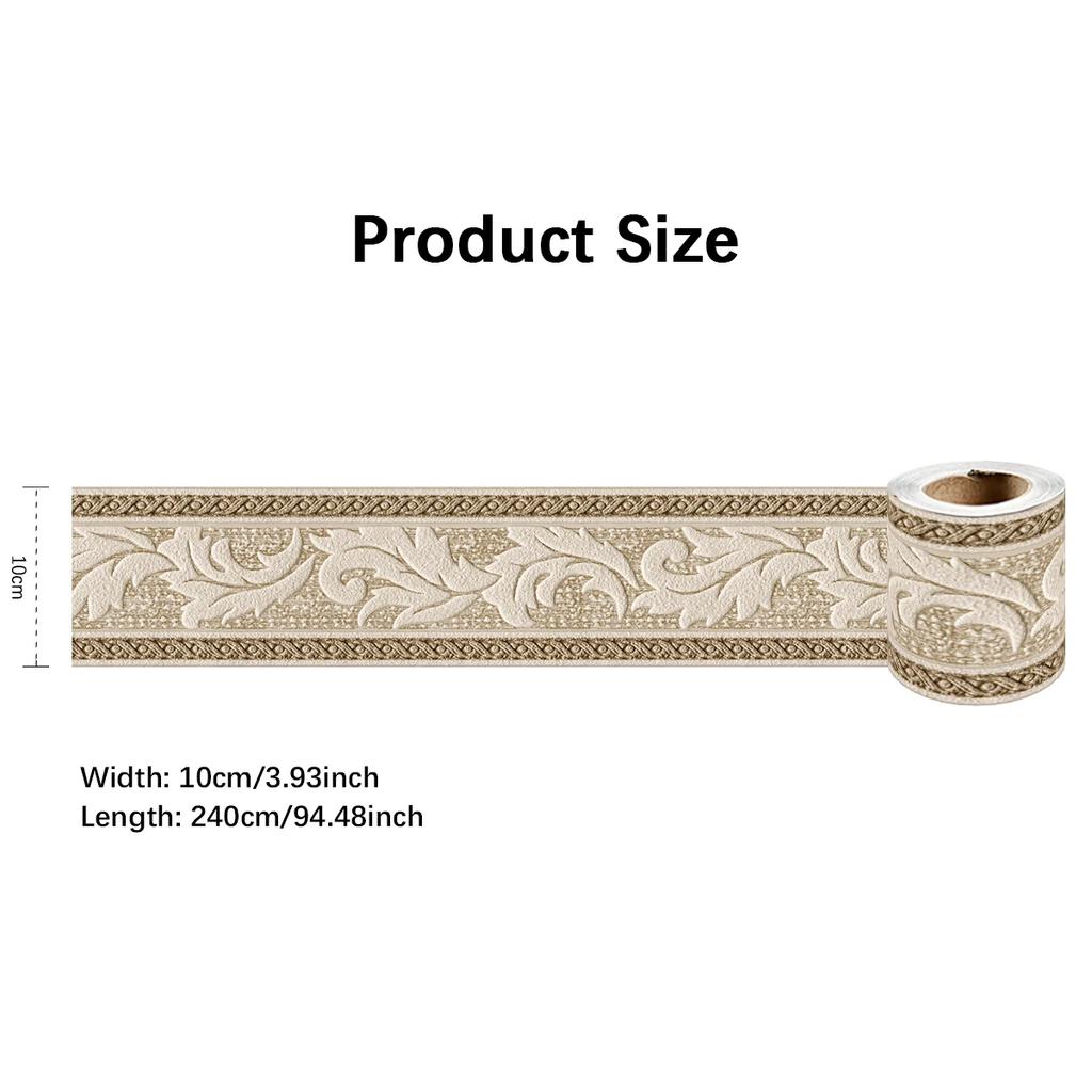 Eco-Friendly PVC Wall Panels, Peel & Stick Baseboard Trim, Decorative Skirting for Home Interior, Non-Toxic DIY Decor Art