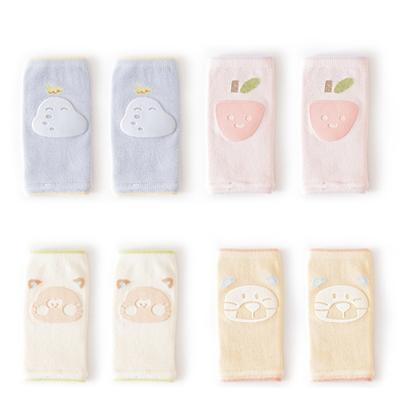 1 Pair Cartoon Baby Crawling Knee Pad Nonslip Design Knee Protective Sleeve for Toddler Learning To Walking & Crawl