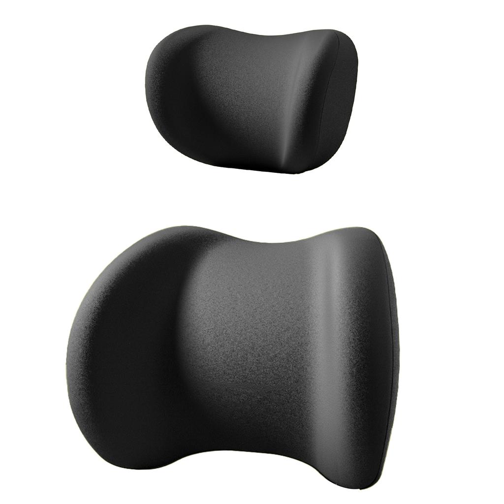 Memorys Foam Headrest For Driving Breathable Ergonomic Car Cushion Set For Office Chair