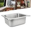 Bar Sink Brushed Process Rustproof Stainless Steel Sink for Bathroom Kitchen Bathroom RV Yacht 480x4