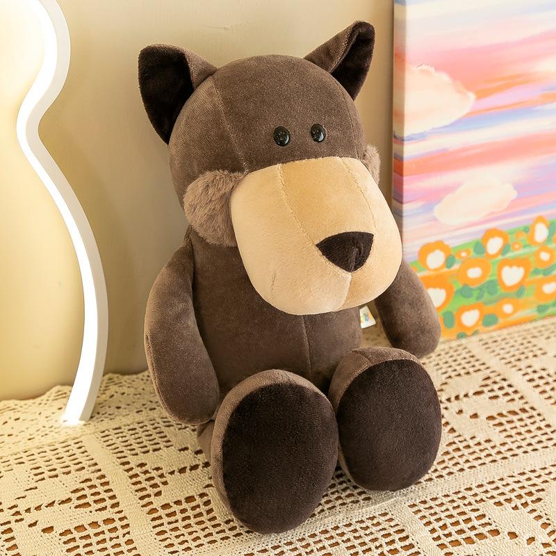 Forest Animal Doll Plush Toy Jungle Three Brothers Hugging Pillow Cute Rabbit Doll