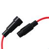 Pack of 10 Glass Fuse Holders ABS & Brass Fuse Tube Socket Universal Glass Fuse Holders Simple Operate for Inspection
