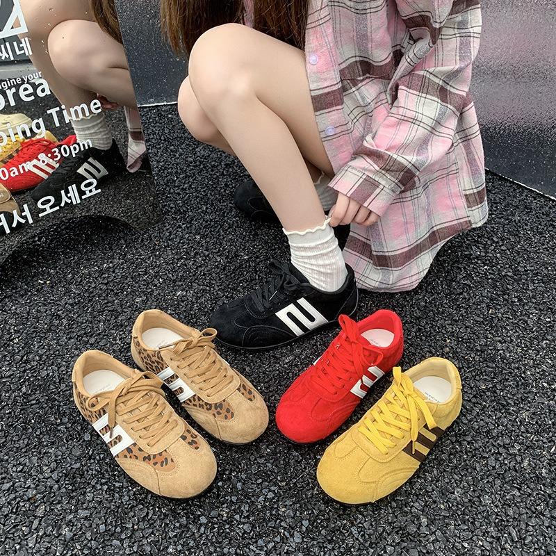 Autumn New Versatile Shoes Ugly Cute Board Shoes Women's Big Head Niche Versatile Student Shoes
