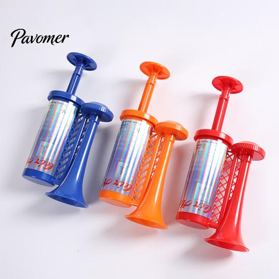Long-lasting Sound Horn Hand Pump Air for Sports Games, Cheering Noise Maker Hard PP Material Stadium, Portable Push Speaker Soccer Fan Party Handheld