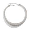 Women Snake Chain Necklace Geometric Jewelry Shiny Hook Eye Clasp   Snake Chain Collar for Party