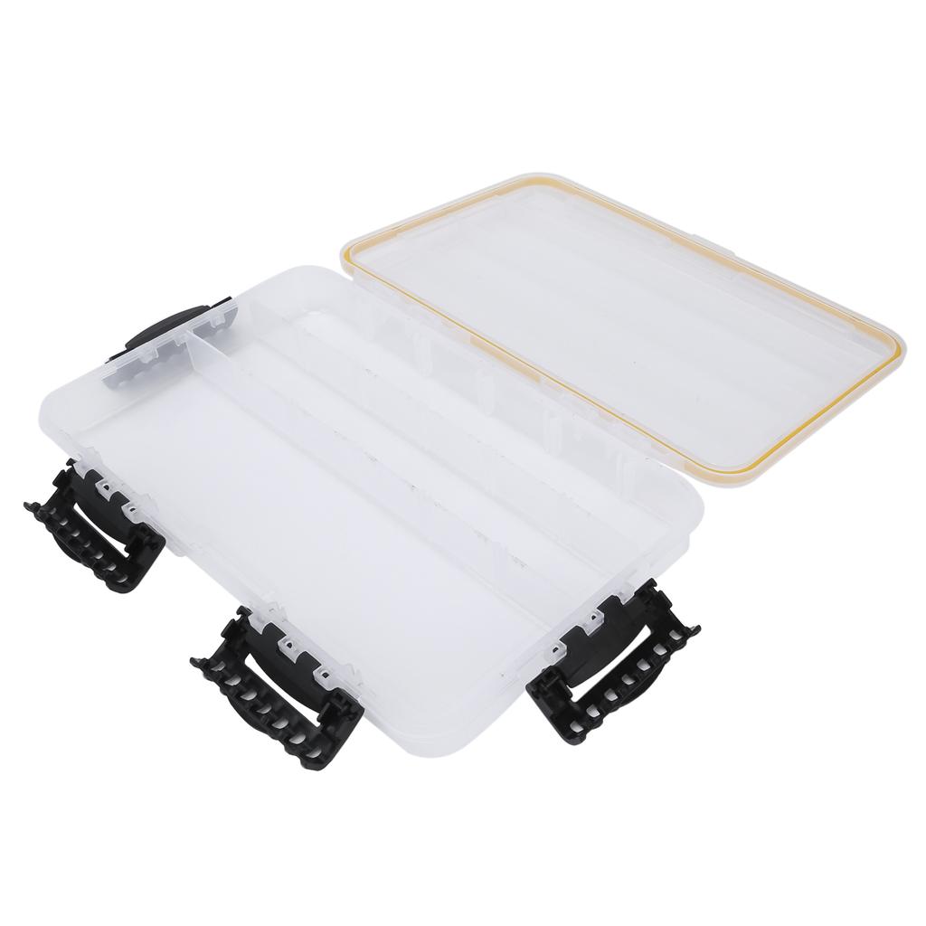 Köderbox Langlebig Versiegeltes Mehrfachnut-Design Angelausrüstung zur Aufbewahrung von Angelzubehör