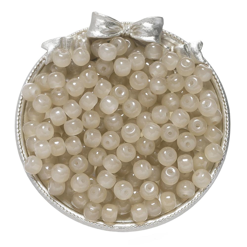 20-50pcs/lot Jelly Flat Round glass Beads Bracelet Spacer Beads For DIY Handmade Charm Jewelry Making Findings Wholesale