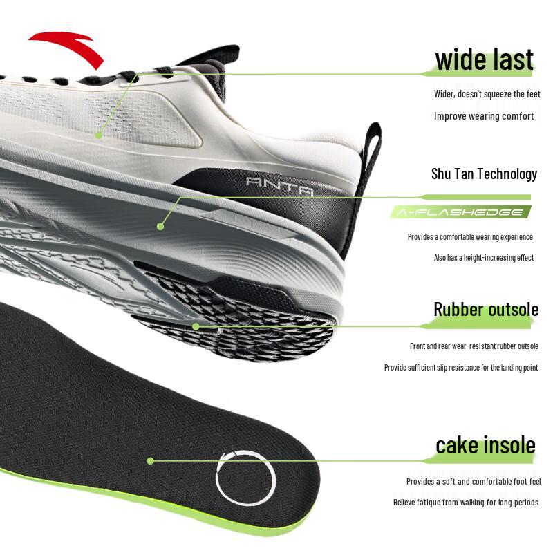 Anta Shenxing Lightweight Running and Commuting Shoes 40 (Men s 7)