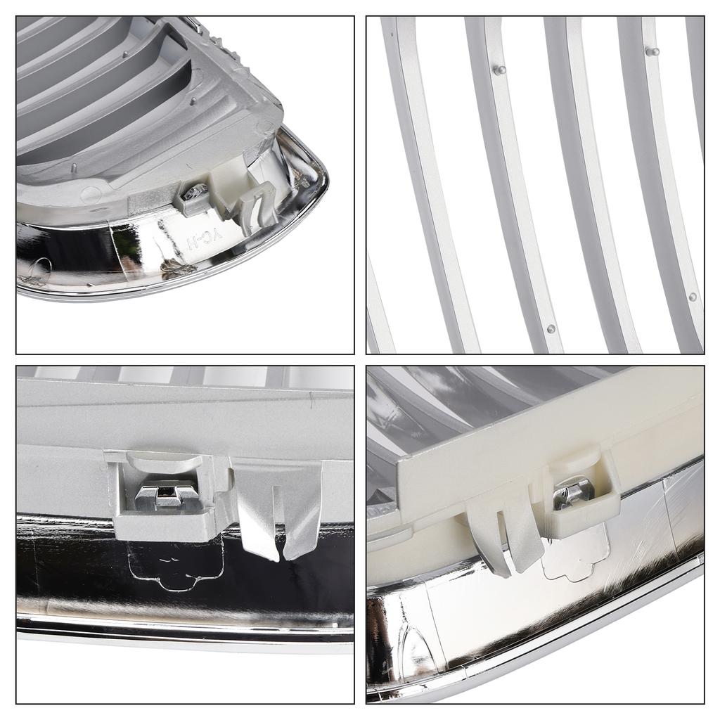 Grilă Rinichi Față Capotă Pentru BMW E46 Seria 3 4 Uși 2002-2005 Crom