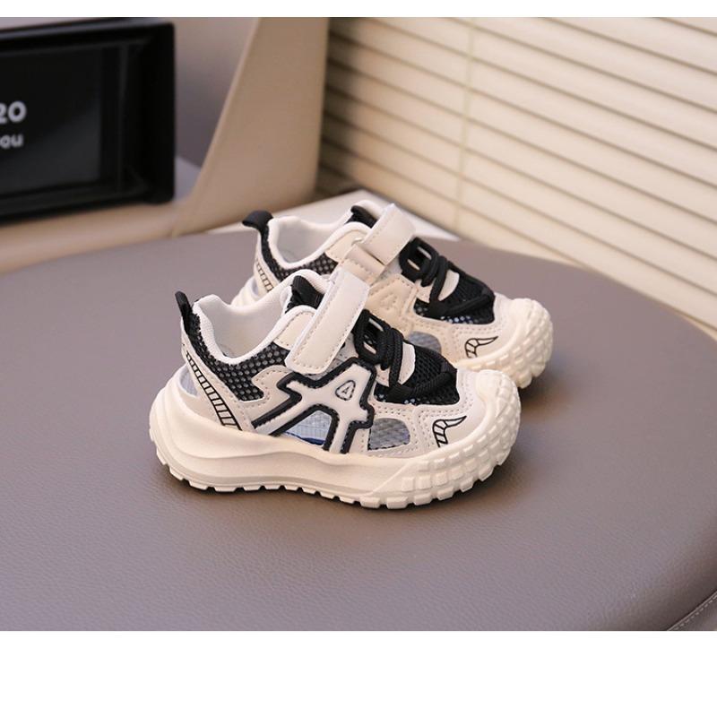 Children's Sports Shoes Summer New Boys Sandals Medium and Small Children's Mesh Breathable Shoes Girls Breathable Soft Sole Dad Shoes