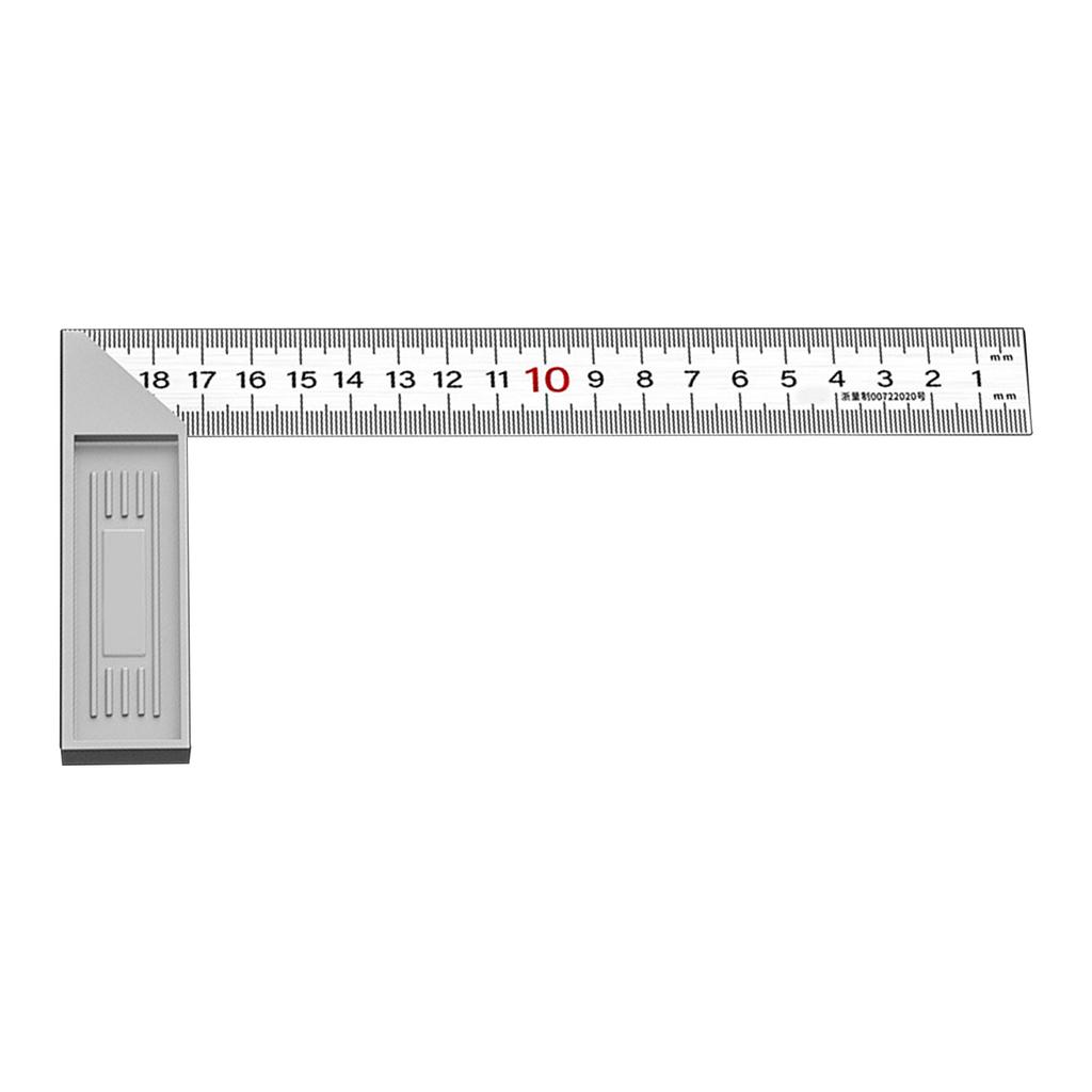 High Precise Measuring Tool Protractor Square Right Angle Ruler With Ergonomic Design For Carpentry Architects Students