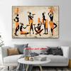 Ethnic African Black Woman Poster Canvas Painting Vintage Wall Art Figure Prints for Living Home Room Wall Decorative Picture