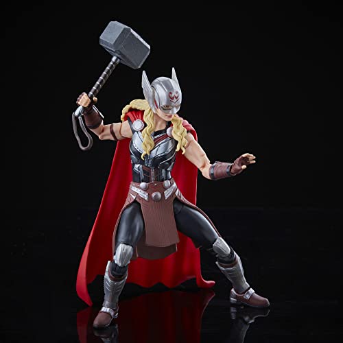 Hasbro Marvel Legends Series Thor: Love and Thunder Mighty Thor F1060 Authentic 6-inch (15cm) Action Figure with 4 Accessories and Build-a-Figure Part