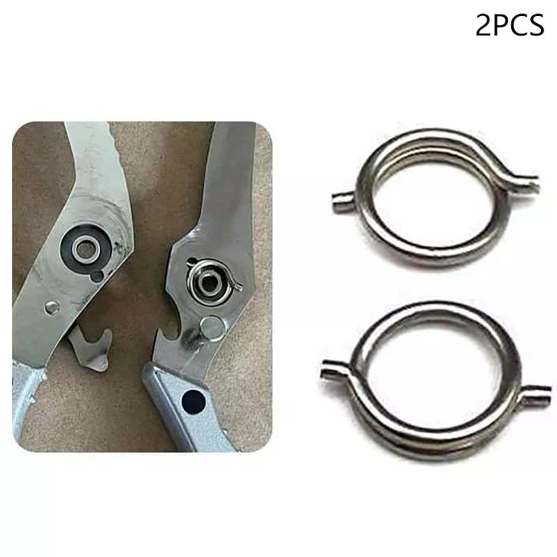 2 SZT. Nożyce do kości kurczaka Akcesoria Średnica drutu sprężyny 1,8 mm Średnica zewnętrzna 15 mm Stal niklowana Sprężyna skrętna